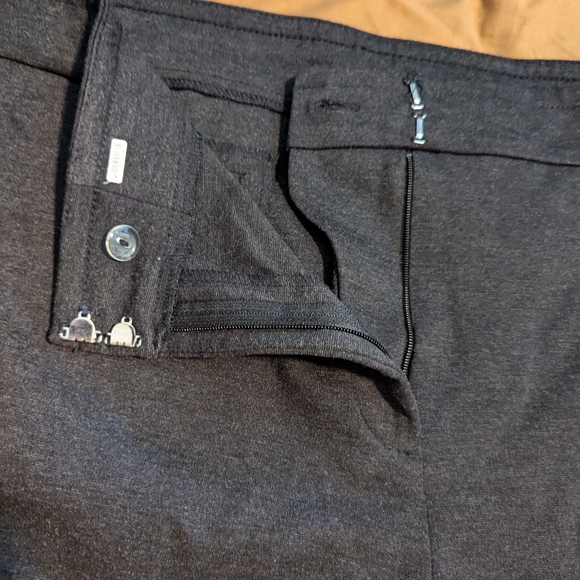 Chico's Size 3 Dark Grey Work Slacks - Picture 3 of 4